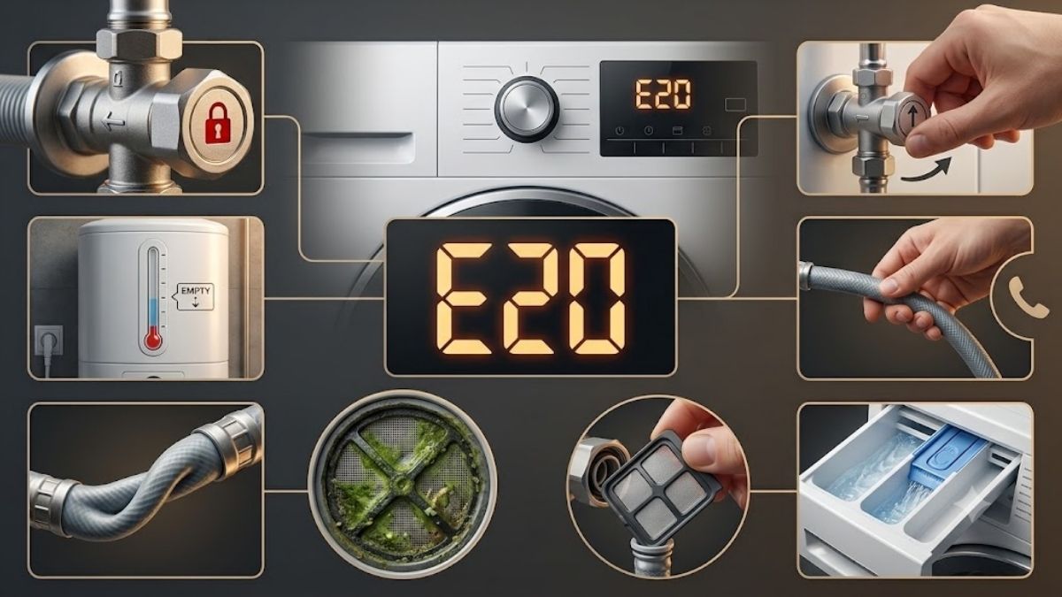 Cách xử lý các lỗi thường gặp trên máy giặt Electrolux UltimateCare 500