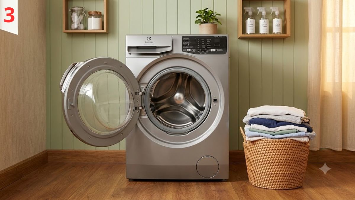 Cách sử dụng máy giặt Electrolux UltimateCare 500 với 5 bước cơ bản