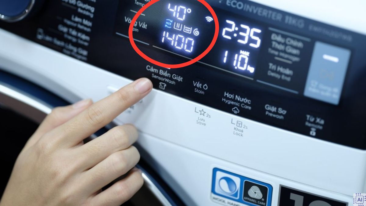 Hướng dẫn sử dụng máy giặt Electrolux UltimateCare 700