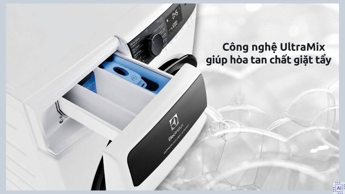 Công nghệ nổi bật trên máy giặt Electrolux UltimateCare 700