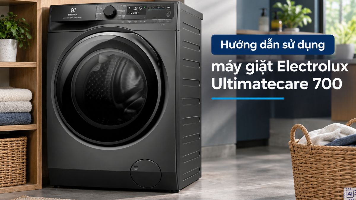 Hướng dẫn sử dụng máy giặt Electrolux Ultimatecare 700
