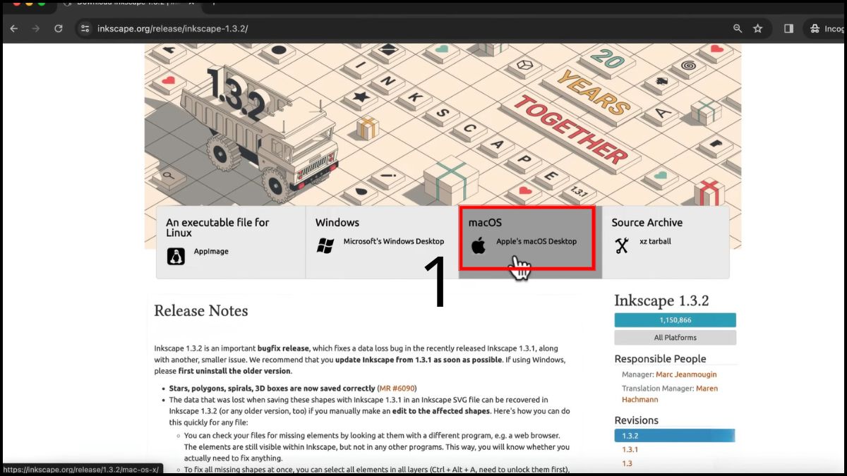 Hướng dẫn tải và cài đặt Inkscape mới nhất