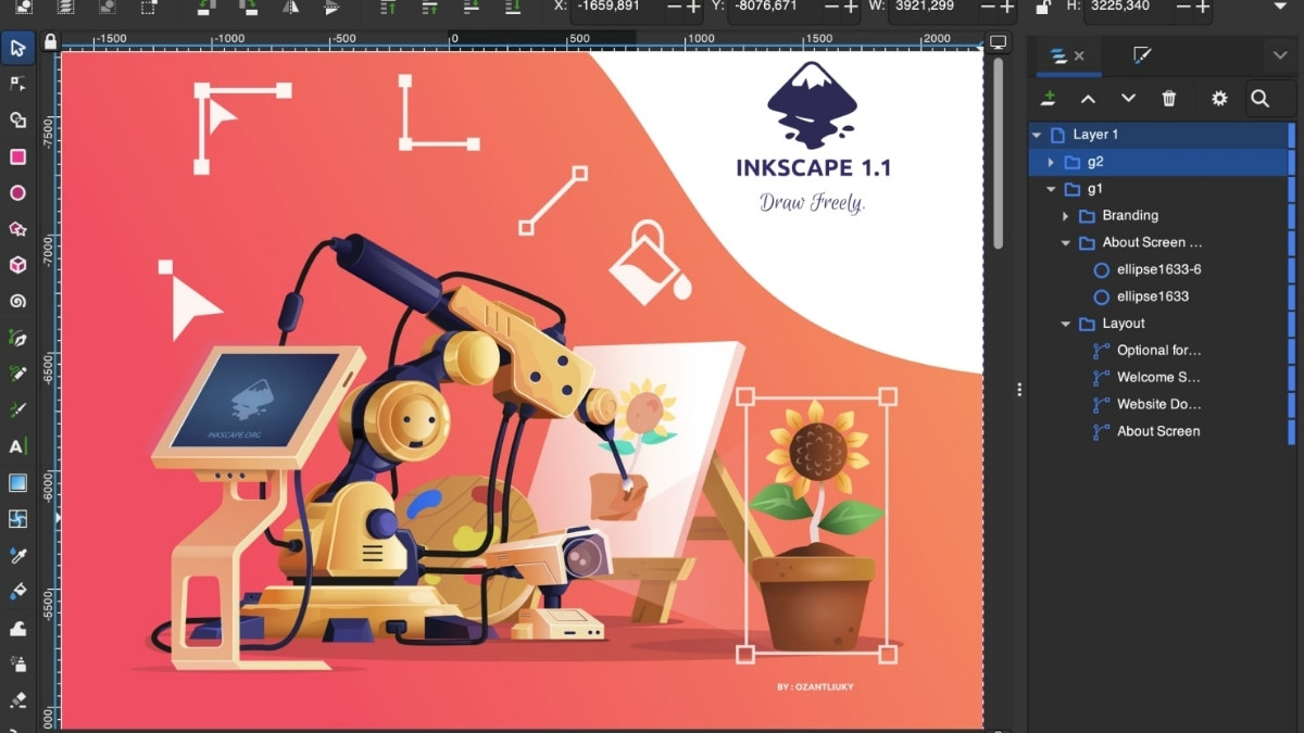 Những tính năng nổi bật của Inkscape