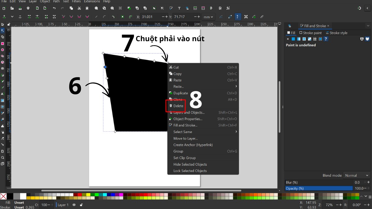 Hướng dẫn sử dụng Inkscape 