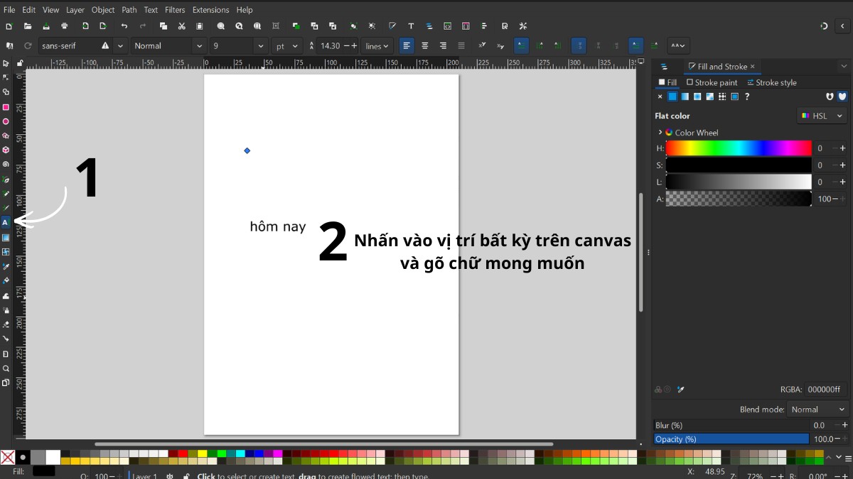 Hướng dẫn sử dụng Inkscape 
