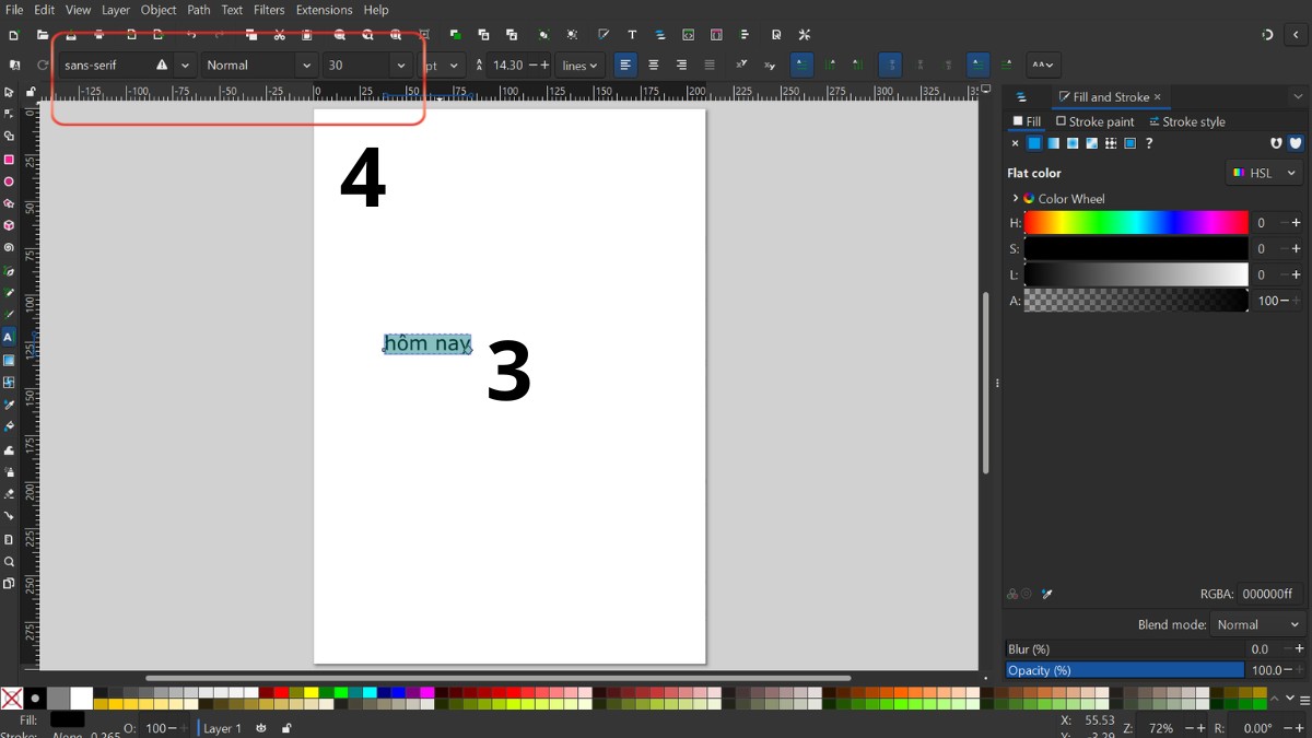 Hướng dẫn sử dụng Inkscape 
