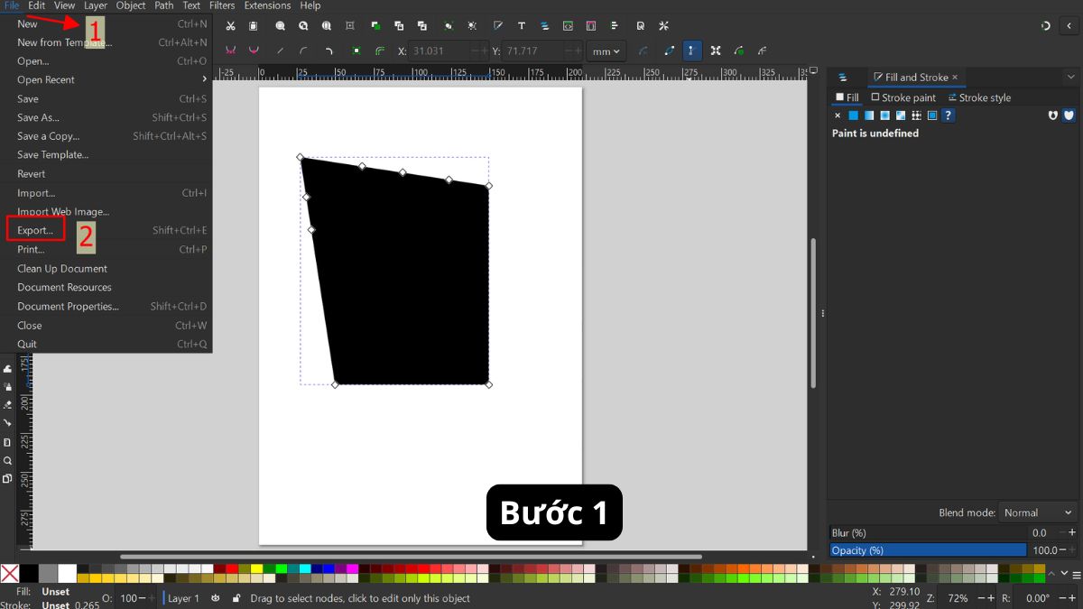 Hướng dẫn sử dụng Inkscape 