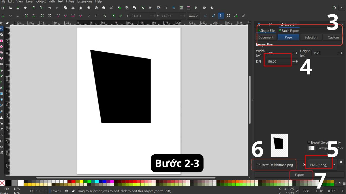 Hướng dẫn sử dụng Inkscape 