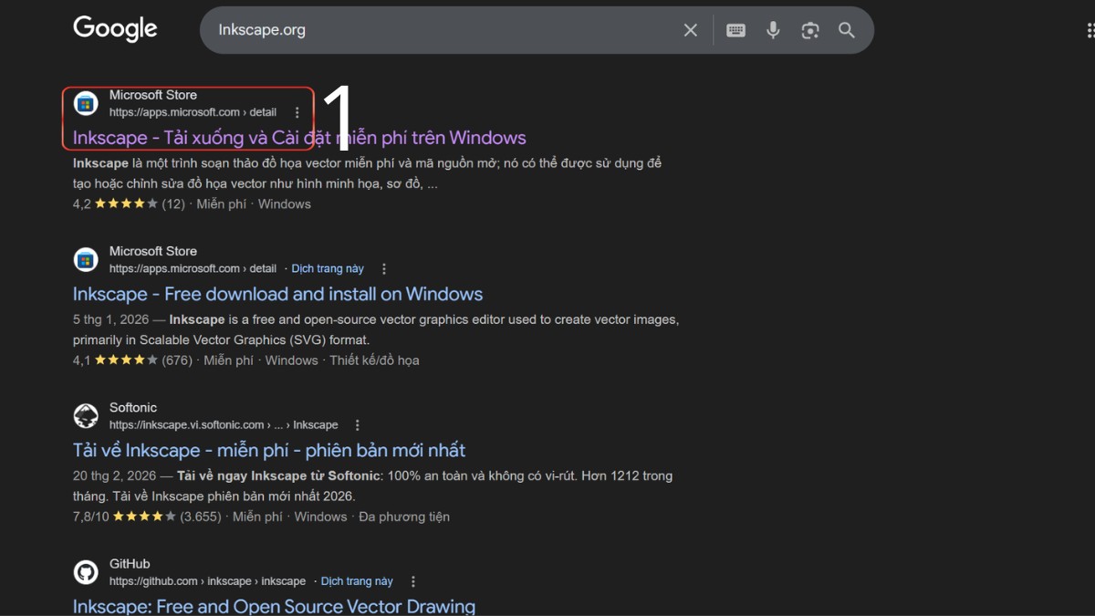 Hướng dẫn tải và cài đặt Inkscape mới nhất