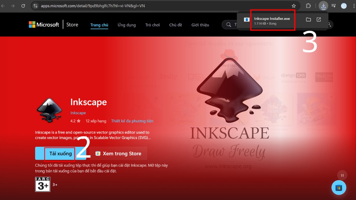 Hướng dẫn tải và cài đặt Inkscape mới nhất
