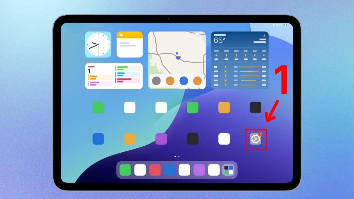 Cách khắc phục iPad bị loạn cảm ứng: Cập nhật iPadOS bước 1