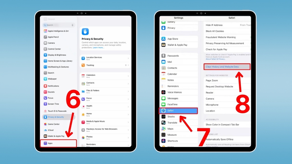 Cách khắc phục iPad bị loạn cảm ứng: Giải phóng dung lượng bước 3