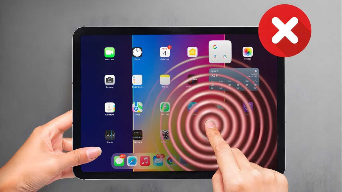 Nguyên nhân khiến iPad bị loạn cảm ứng: Phụ kiện và thao tác sử dụng 