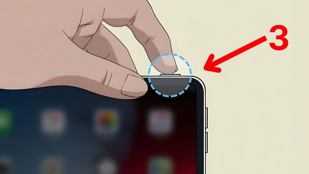 Cách khắc phục iPad bị loạn cảm ứng: Khởi động lại bước 3