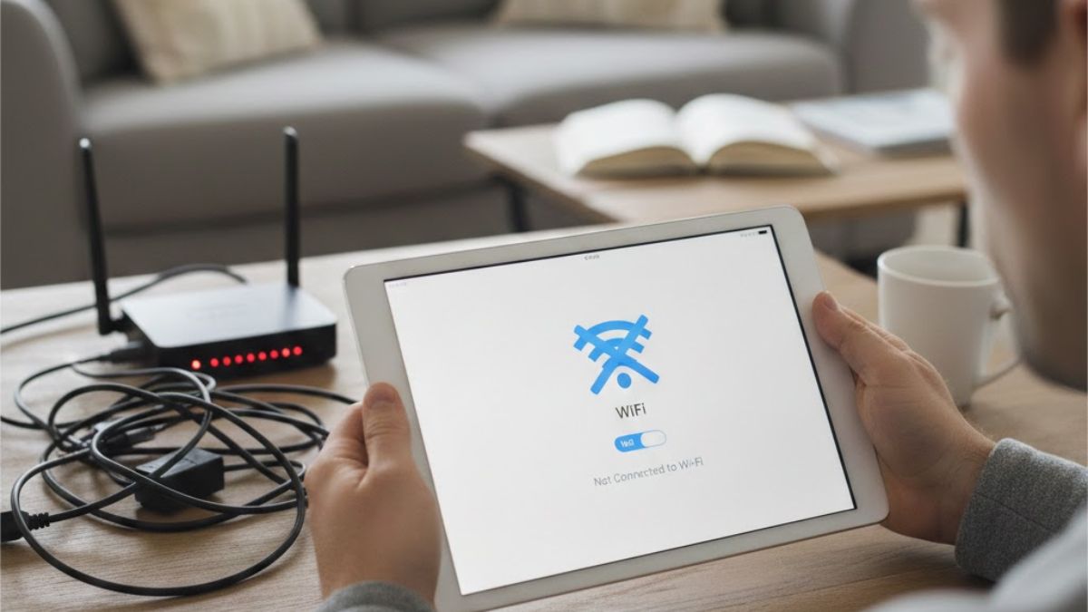 Dấu hiệu nhận biết iPad không kết nối được WiFi