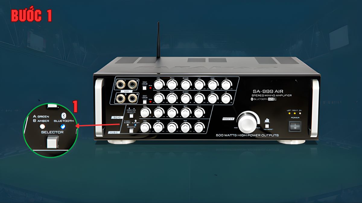 Kết nối amply với tivi Samsung qua Bluetooth