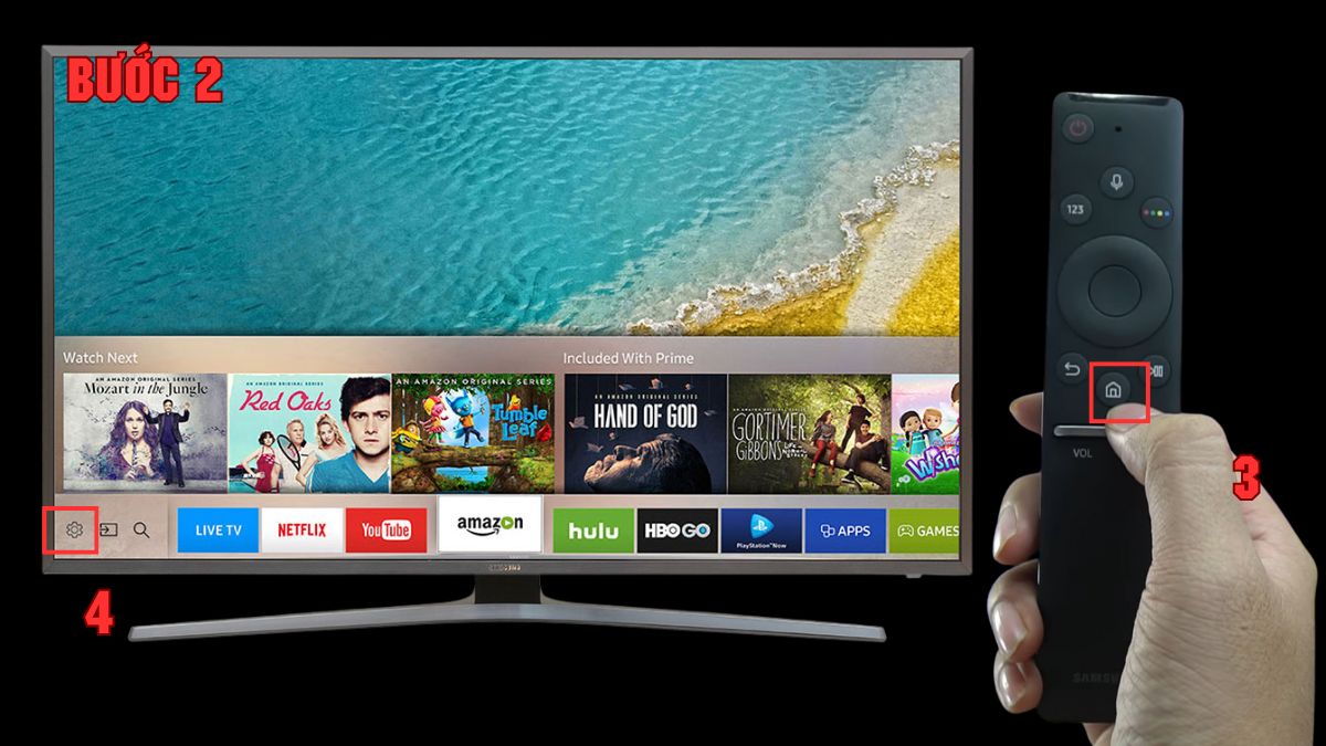 Cách kết nối amply với tivi Samsung qua cổng HDMI 