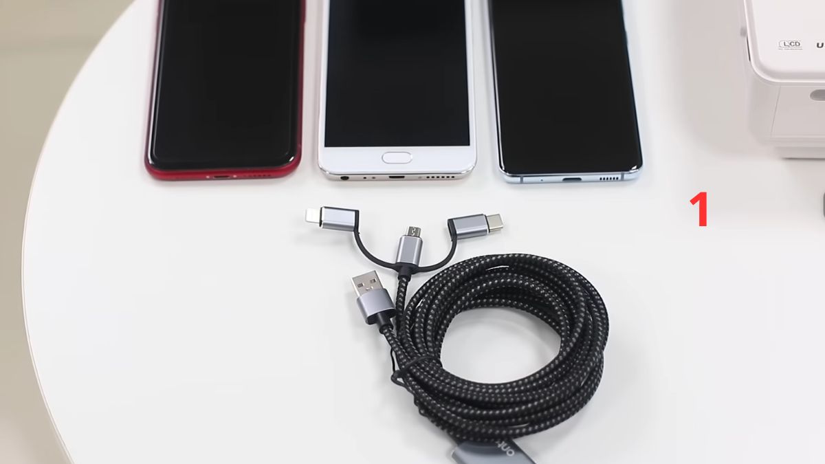 Cách kết nối điện thoại iPhone với máy chiếu qua HDMI bước 1