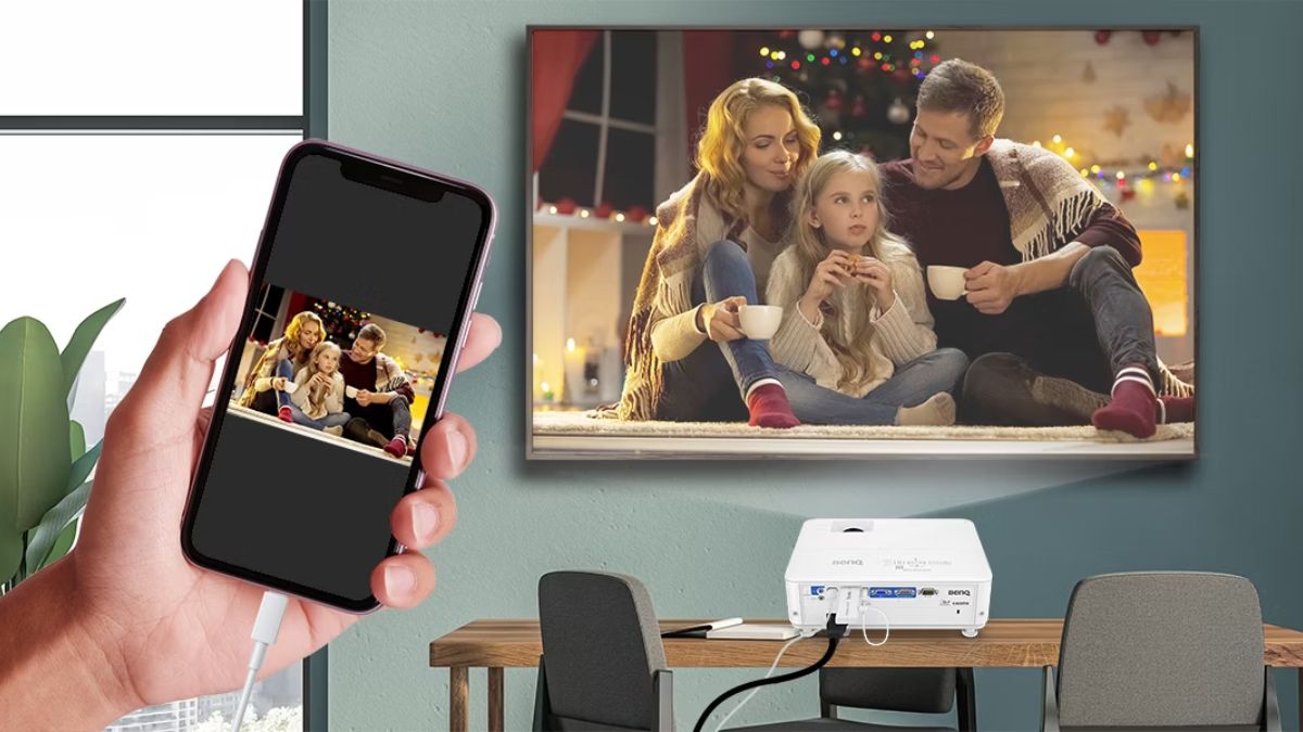 Cách kết nối điện thoại với máy chiếu qua HDMI đơn giản 