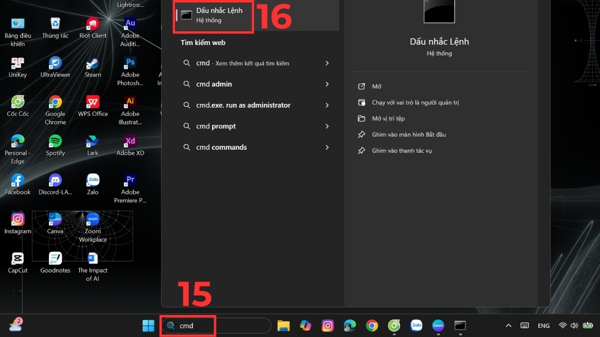 Cách kết nối hai máy tính với nhau qua mạng LAN bước 4