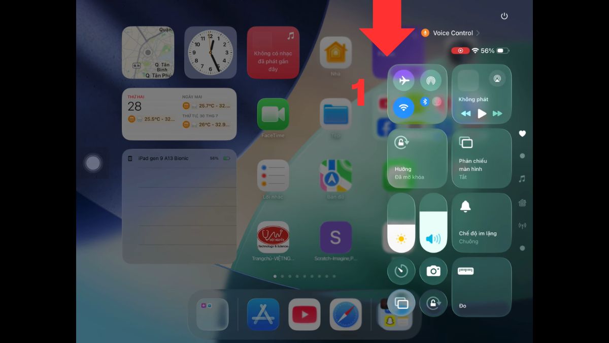 Cách chiếu màn hình iPad lên máy tính bằng AirPlay