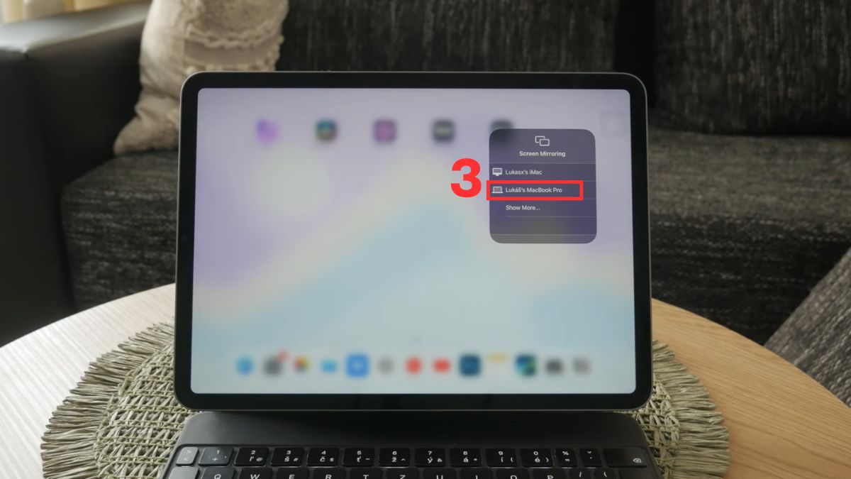 Cách chiếu màn hình iPad lên máy tính bằng AirPlay