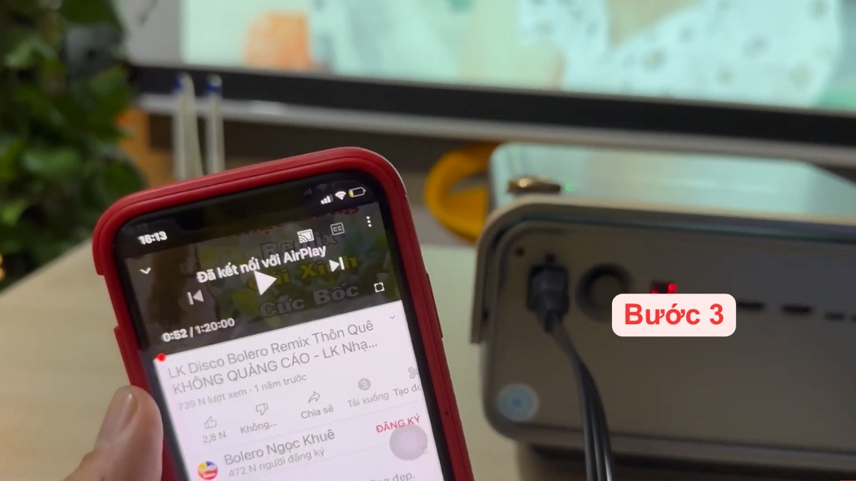Cách kết nối iPhone với máy chiếu không dây