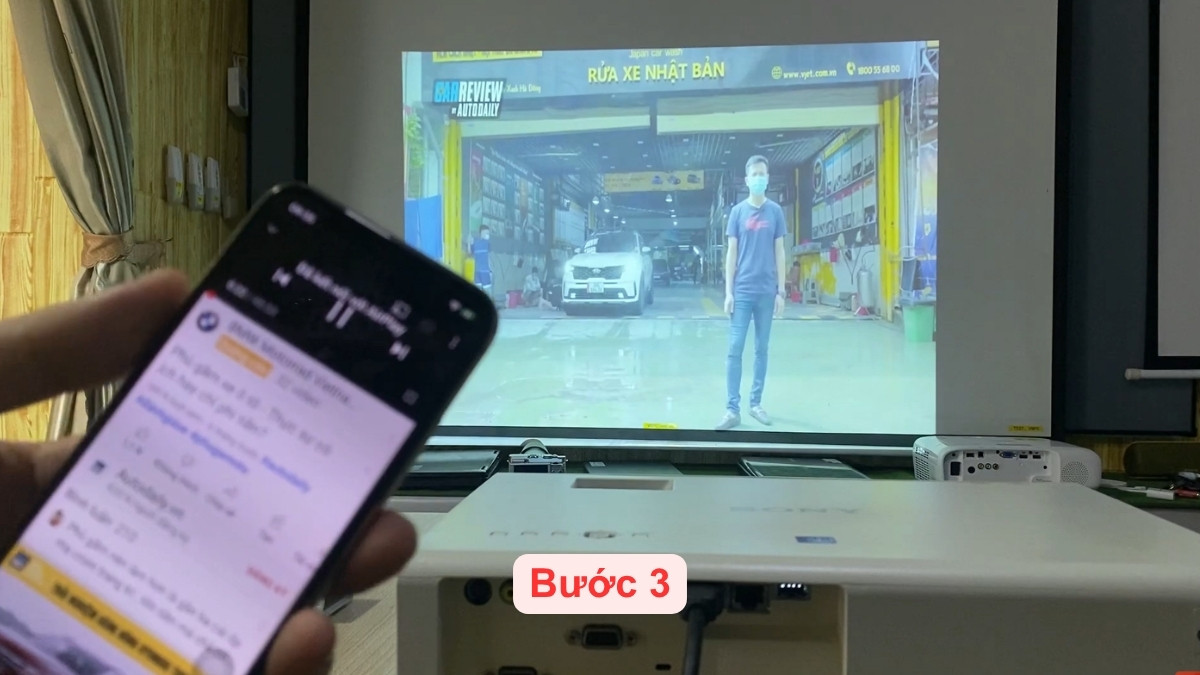 Kết nối iPhone với máy chiếu qua cổng VGA