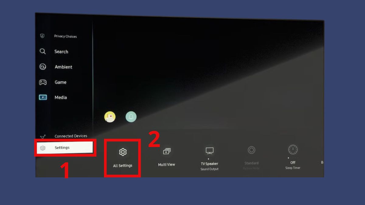 Cách 3 khắc phục tivi Samsung bị mất màu