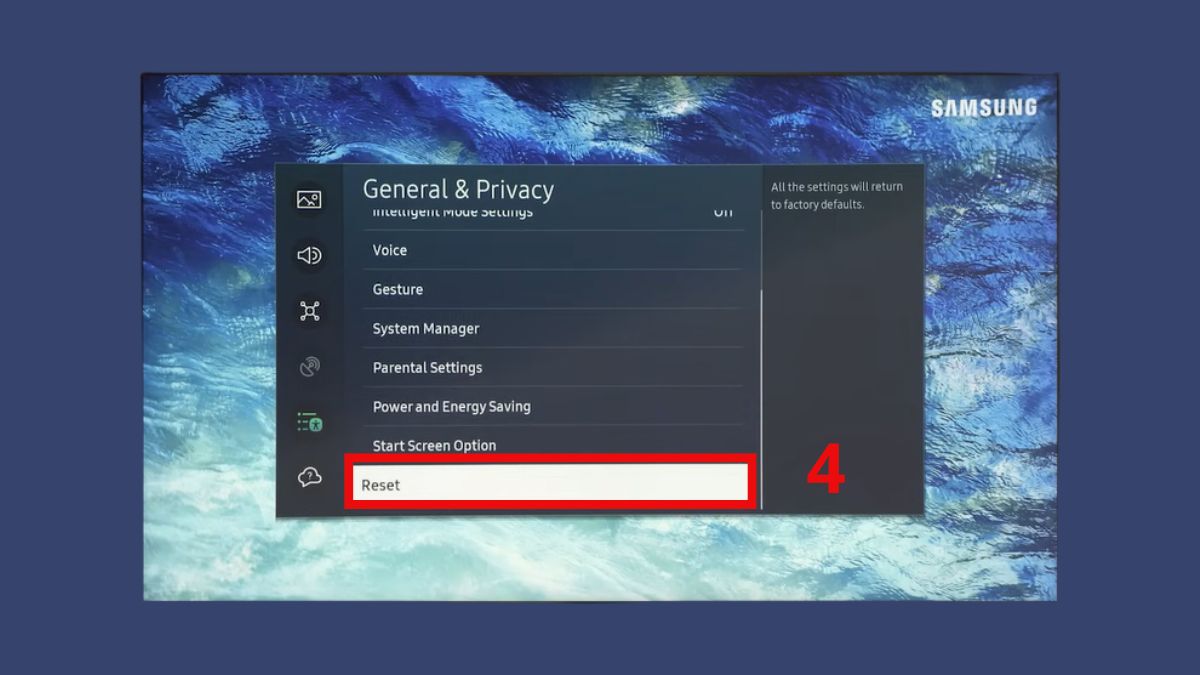 Cách 3 khắc phục tivi Samsung bị mất màu
