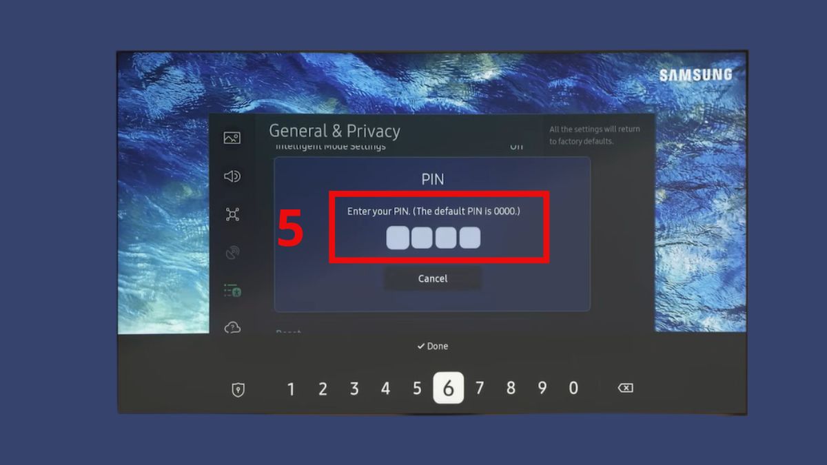 Cách 3 khắc phục tivi Samsung bị mất màu
