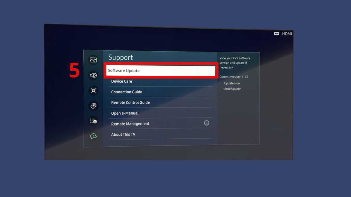 Cách 2 khắc phục tivi Samsung bị mất màu