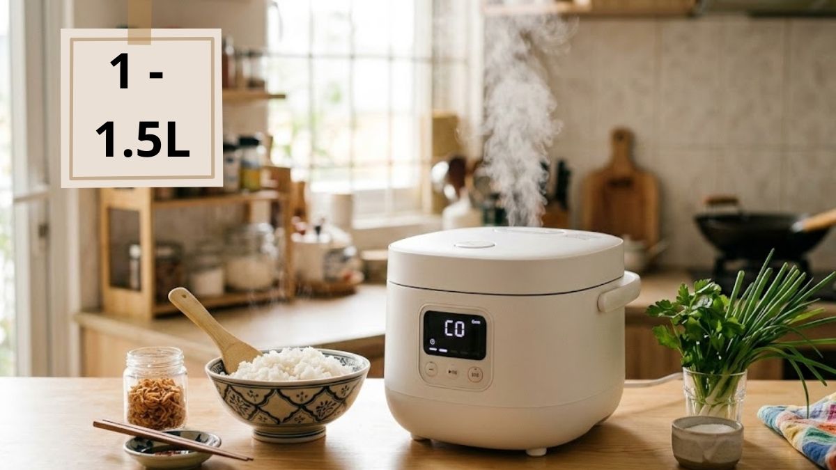 Kích thước nồi cơm điện phổ biến hiện nay