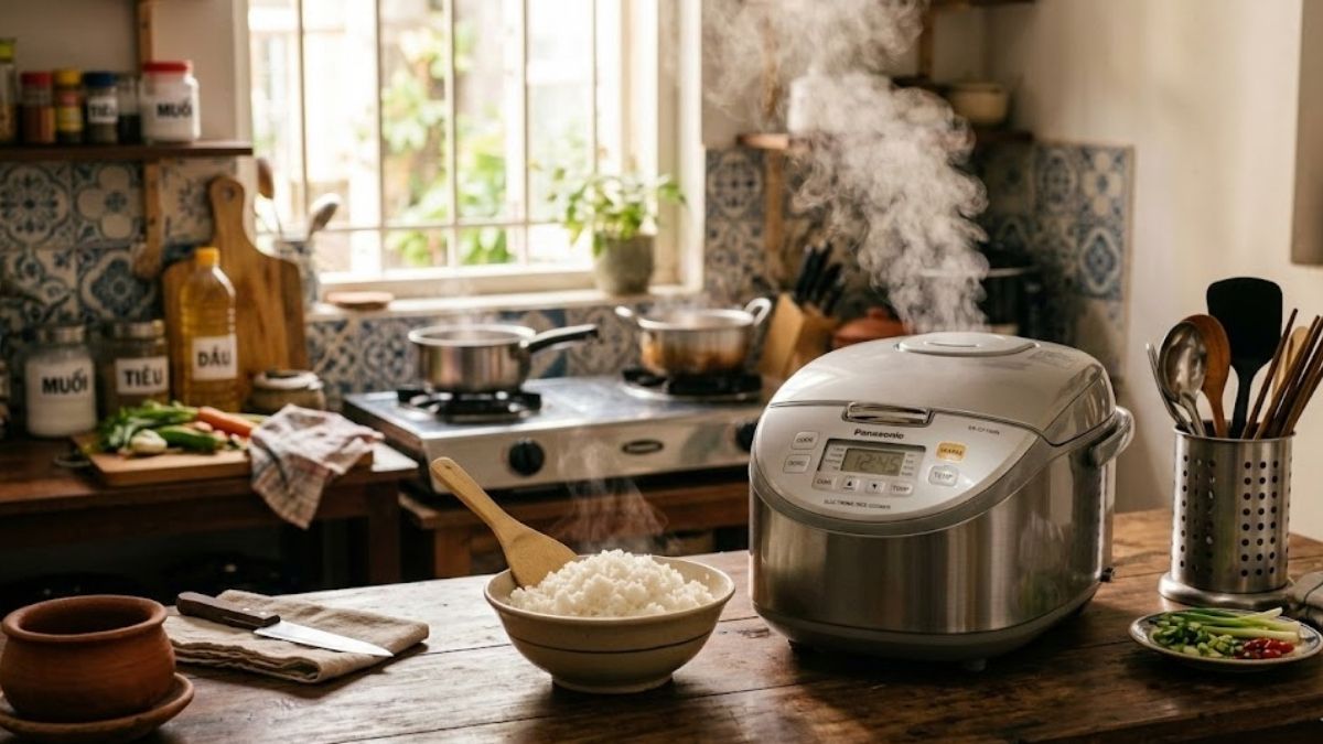 Cách chọn kích thước nồi cơm điện phù hợp không gian bếp