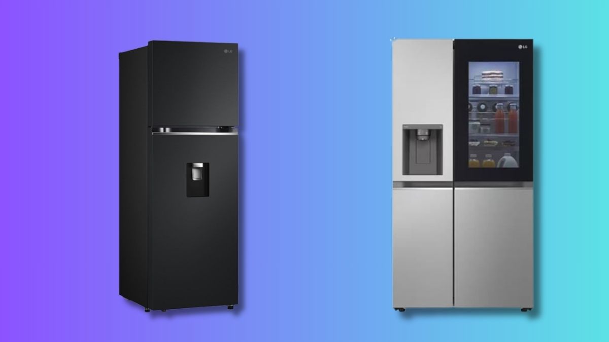 Kích thước tủ lạnh 2 cánh theo thương hiệu: LG