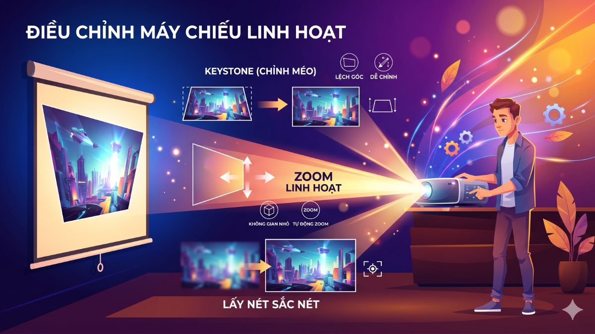 Các yếu tố quan trọng khác khi mua máy chiếu không nên bỏ qua