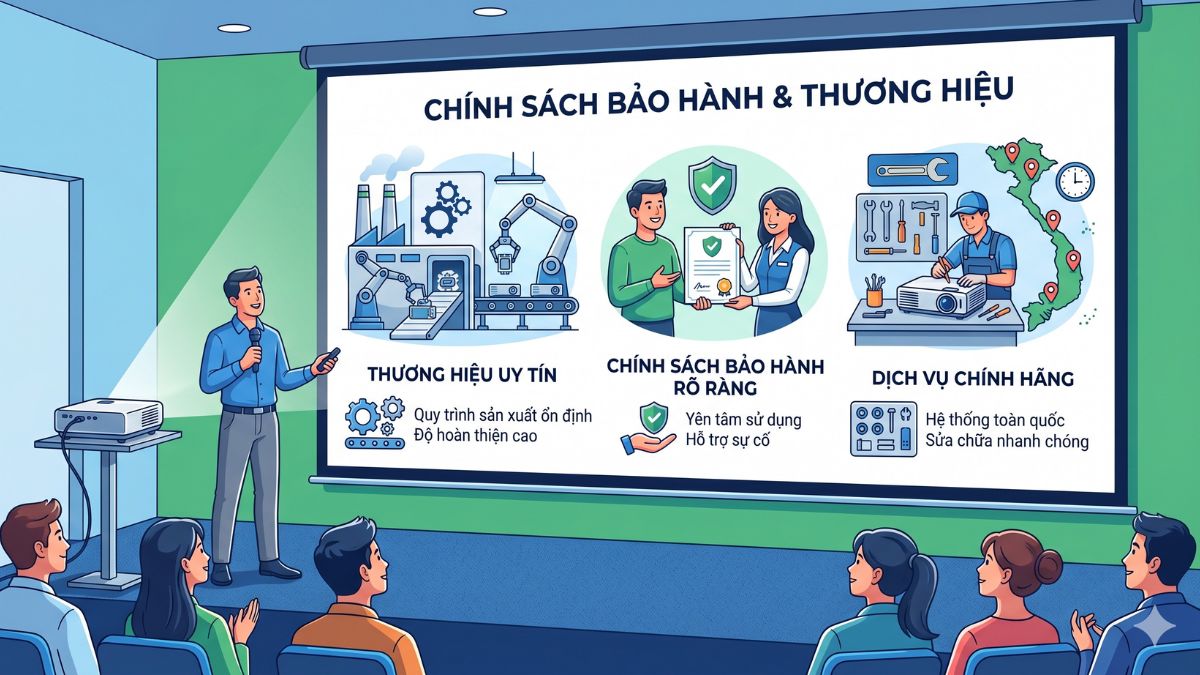 Các yếu tố quan trọng khác khi mua máy chiếu không nên bỏ qua