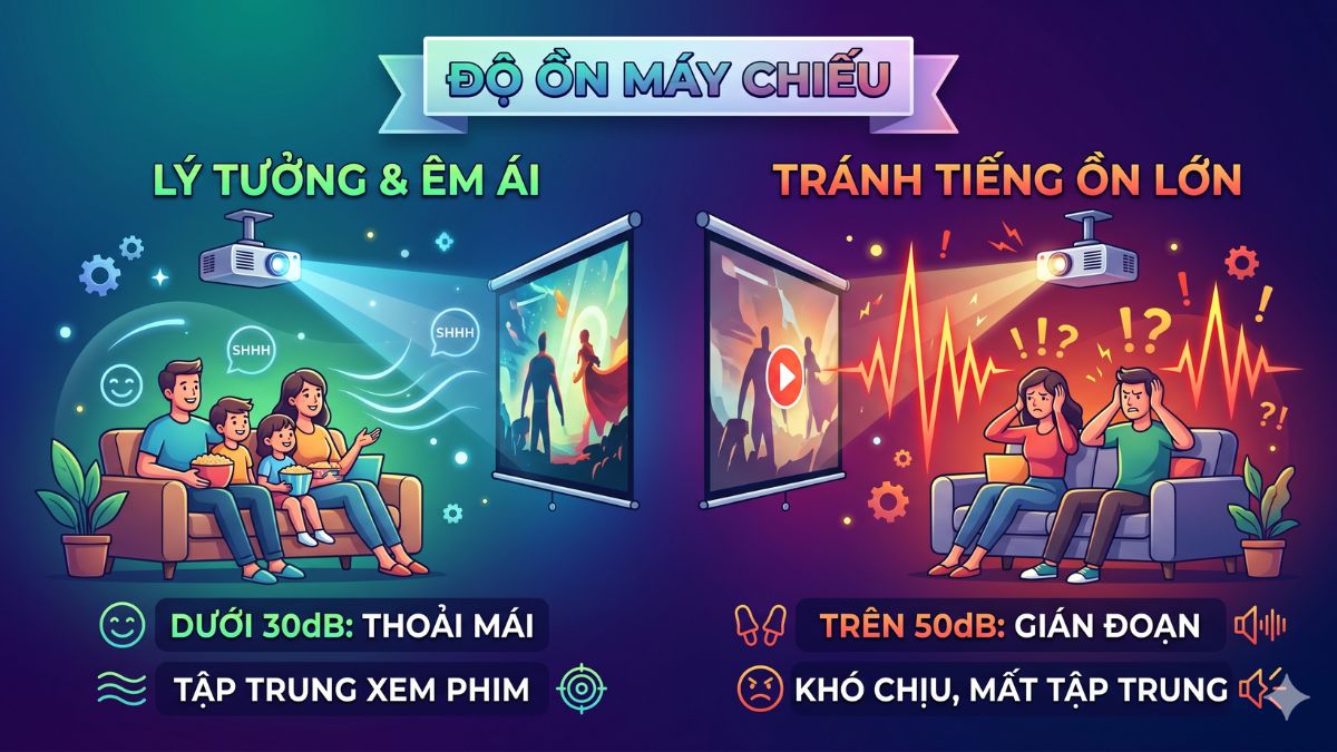 Kinh nghiệm mua máy chiếu qua thông số kỹ thuật