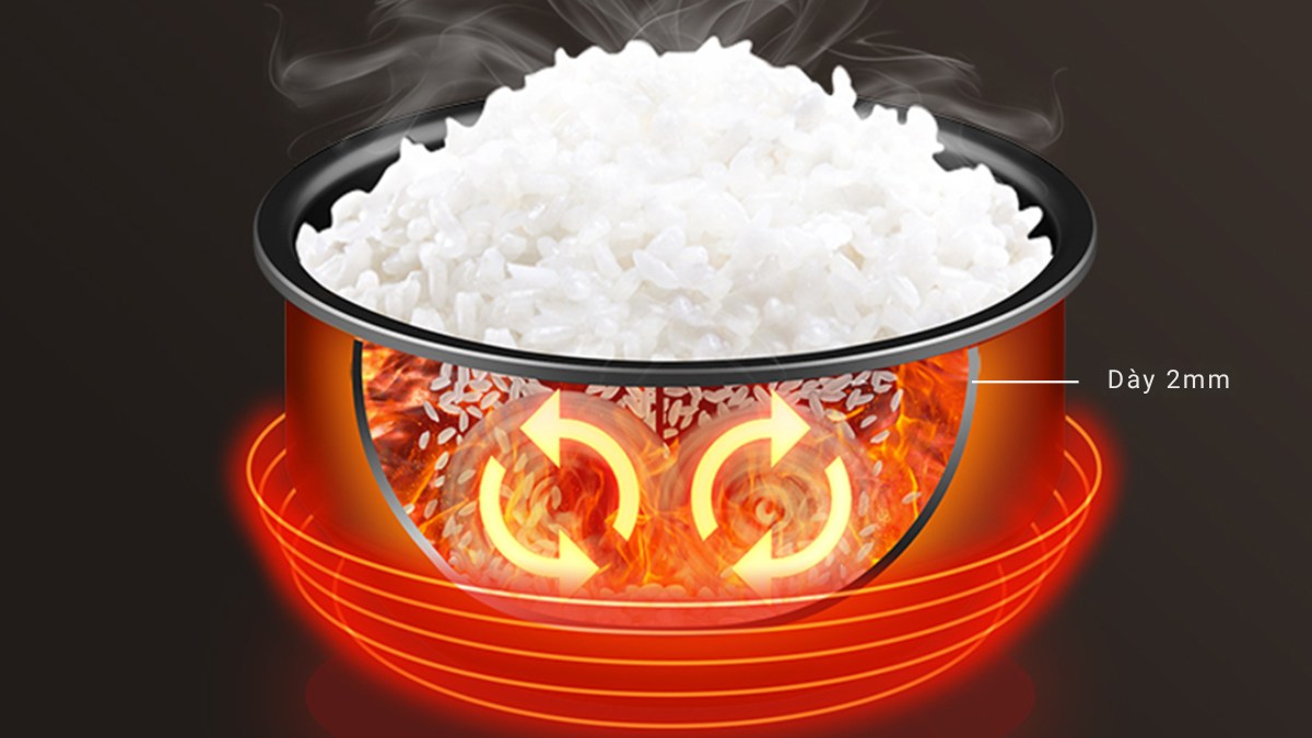 Kinh nghiệm mua nồi cơm điện dựa vào chất liệu lòng nồi