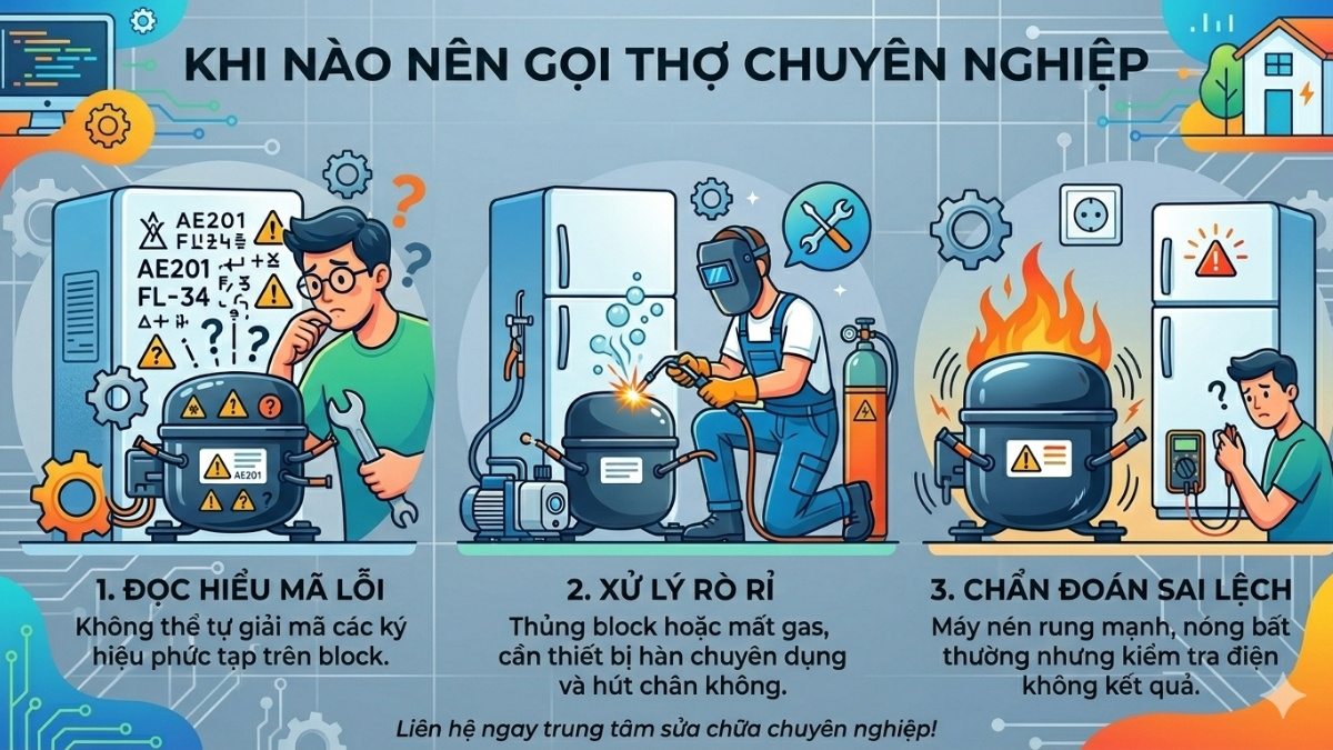 Cách ứng dụng ký hiệu block khi sửa chữa và thay thế