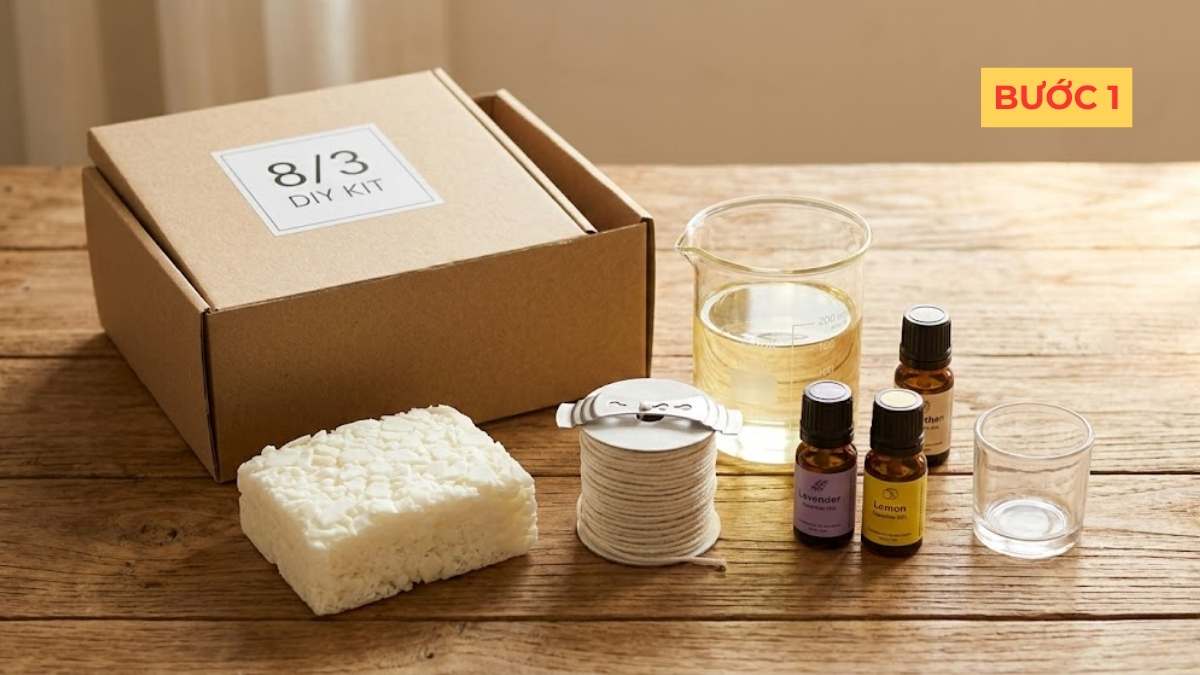 Gợi ý cách làm quà tặng mẹ 8/3 đơn giản: nến thơm