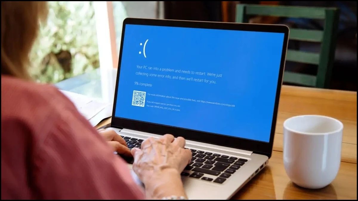 Nguyên nhân laptop bị màn hình xanh
