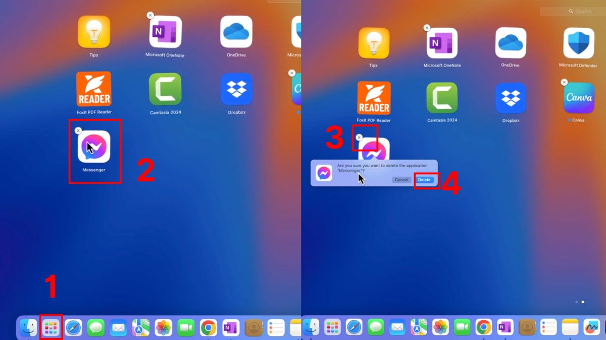 Cách xóa ứng dụng khỏi Launchpad