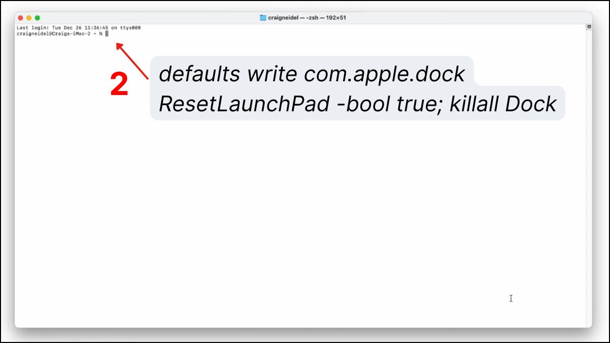 Cách đặt lại (reset) Launchpad về mặc định