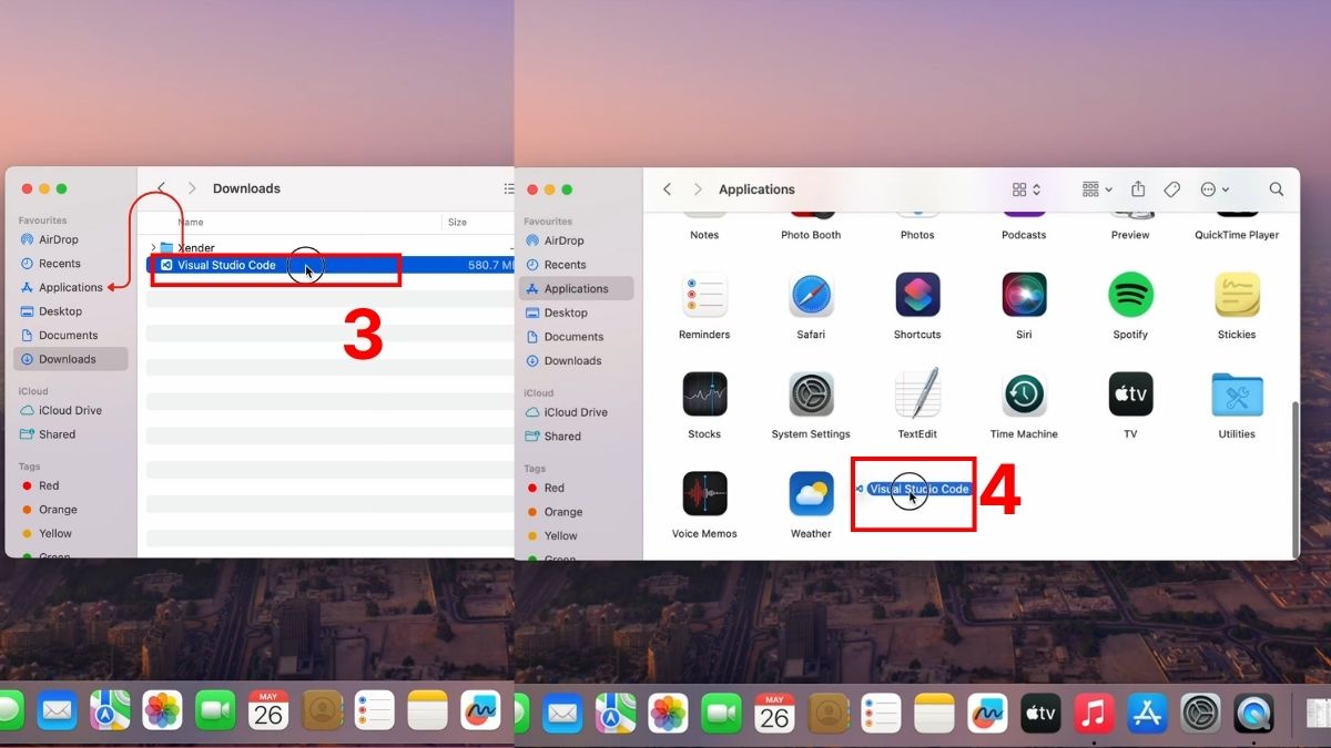 Cách thêm ứng dụng vào Launchpad