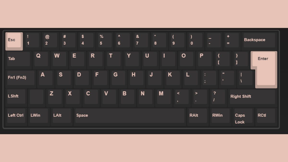 Các layout theo bố cục phím: Layout ISO