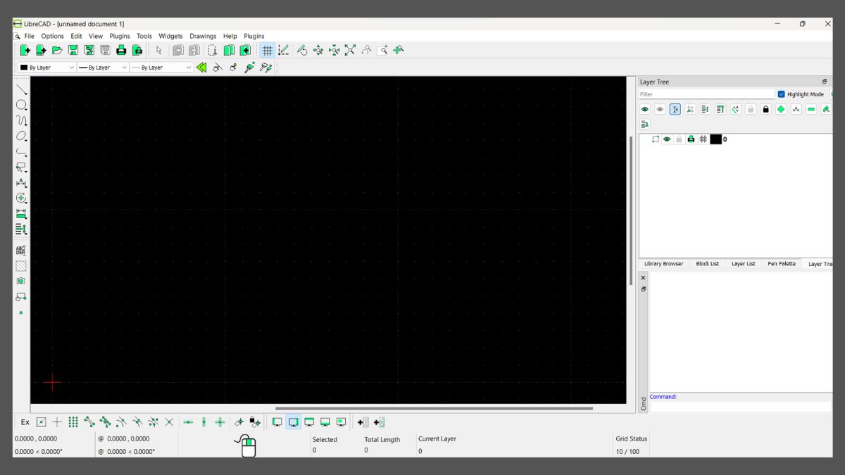 Hướng dẫn sử dụng LibreCAD cơ bản