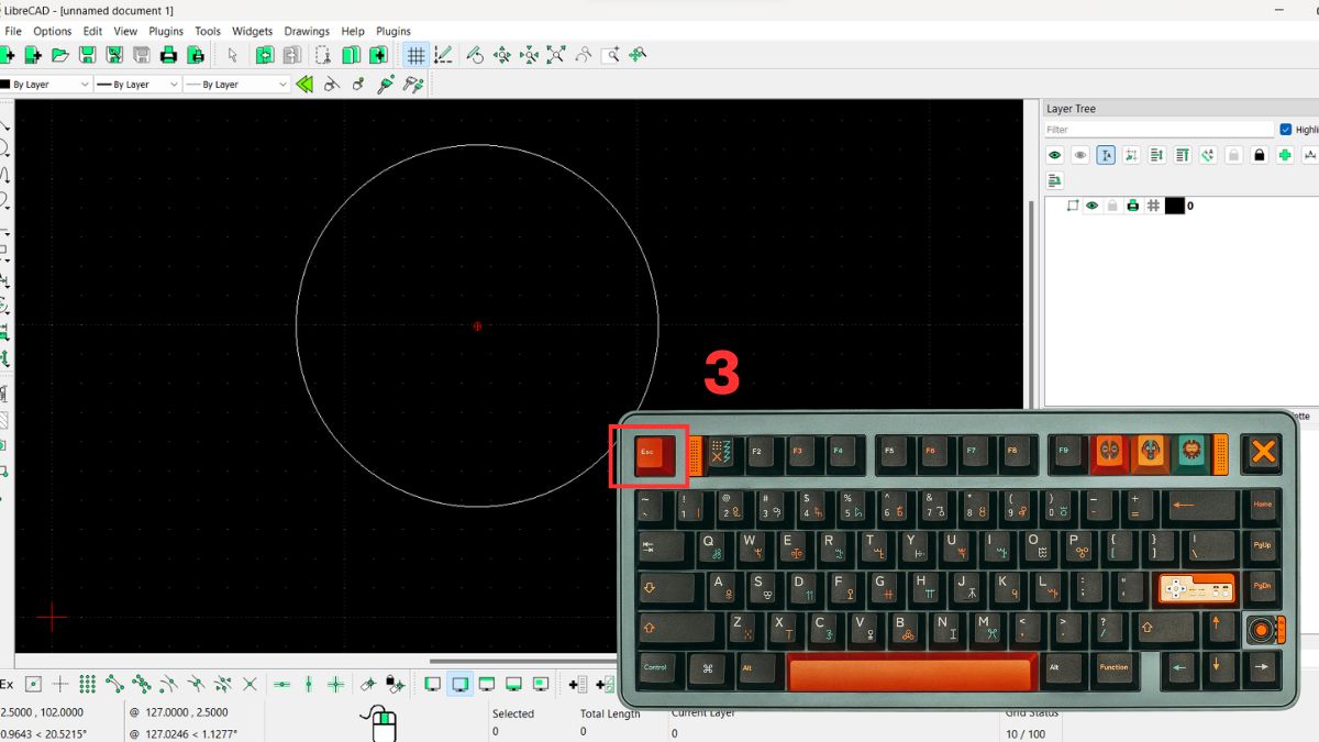 Hướng dẫn sử dụng LibreCAD cơ bản
