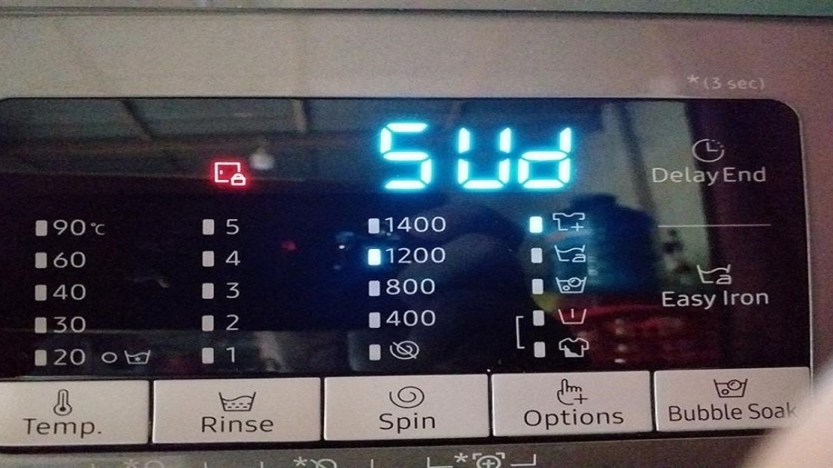 Lỗi 5UD máy giặt Samsung là gì?