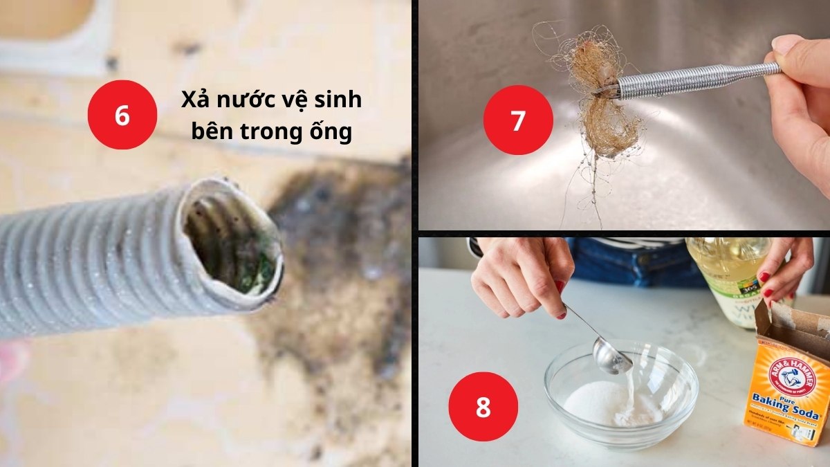 Cách khắc phục lỗi 5UD máy giặt Samsung: Kiểm tra và làm sạch ống xả